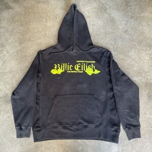 RARE VINTAGE BILLIE EILLISH ON TOUR HAPPIER THAN EVER 2022 GRAPHIC PROMO MERCH